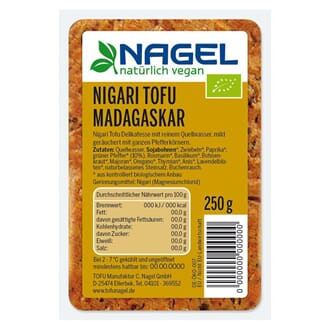 Nagel tofu madagaskar 250 g