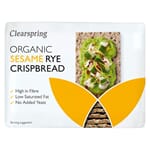 Clearspring organic sesame rye crispbread 200 g
