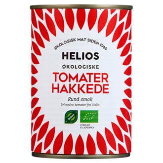 Helios økologisk hakkede tomater 400 g