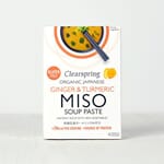 Clearspring ginger & turmeric miso soup 4 x 15 g