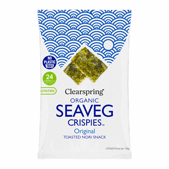 Clearspring økologisk seaveg crispies orginal 4 g