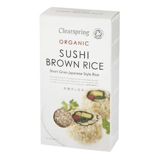 Clearspring økologisk brun sushiris 500 g