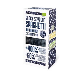 Diet food organic black soybean spaghetti 200 gr