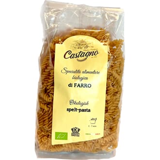Castagno spelt pastaskruer lys 500 g