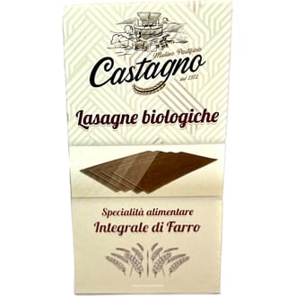 Castagno sammalt spelt lasagneplater 500 g