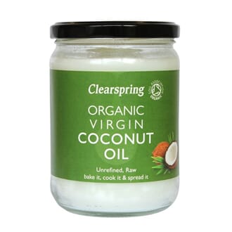 Clearspring økologisk kaldpresset kokosolje 400 g
