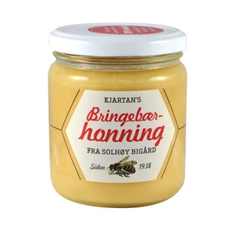 Kjartans bringebærhonning 350 gr