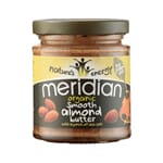 Meridian organic smooth almond butter 170 gr