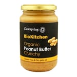 Clearspring økologisk peanøttsmør crunchy med salt 350 g