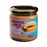 Monki peanøttsmør crunchy med havsalt 330 g