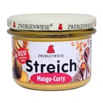 Zwergenwiese Streich smørpålegg mango curry 180 g