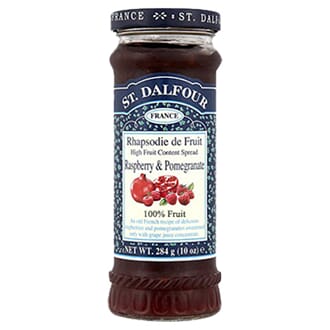 St Dalfour raspberry & pomegranate 284 g