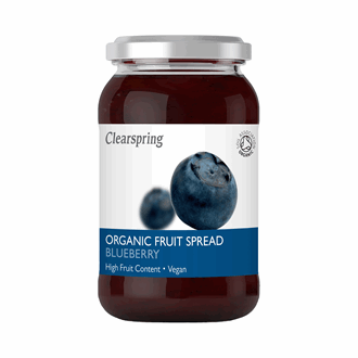 Clearspring økologisk blåbærsyltetøy 280 g