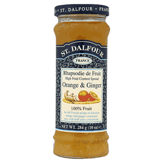 St dalfour orange og ginger syltetøy 290 gr