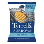 Tyrrells furrows sea salted chips 150 gr