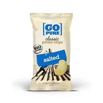 Go Pure classic chips salted 125 g