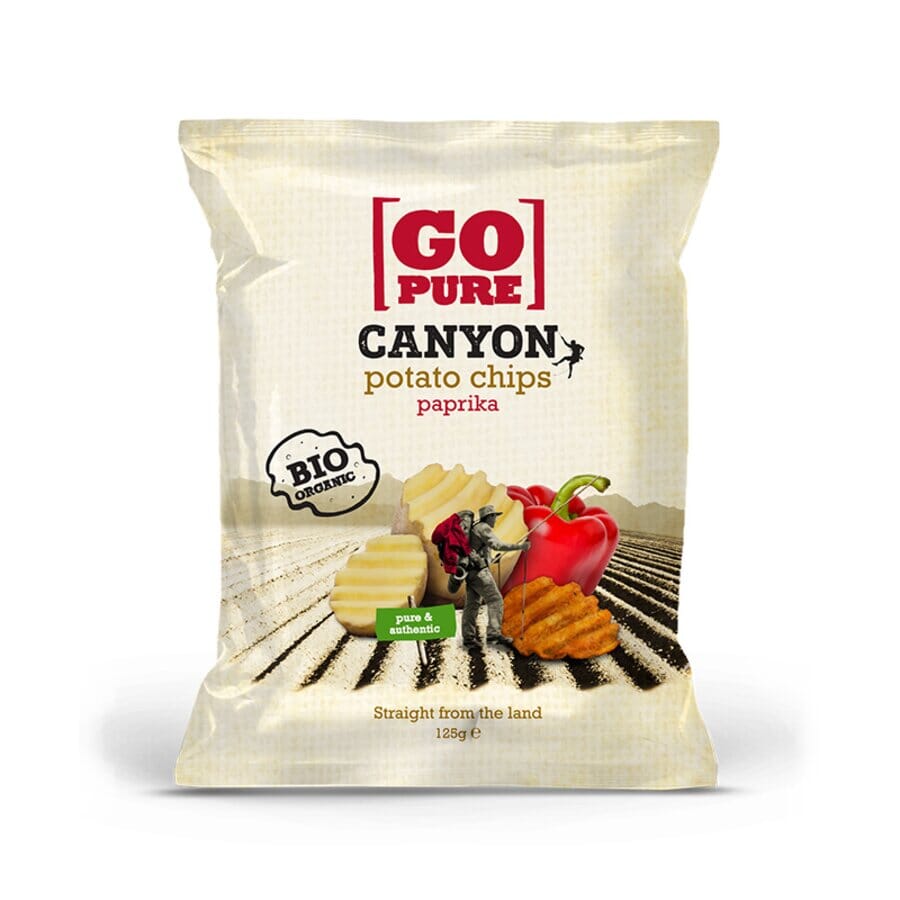 Go Pure canyon chips paprika 125 g Goodlife AS