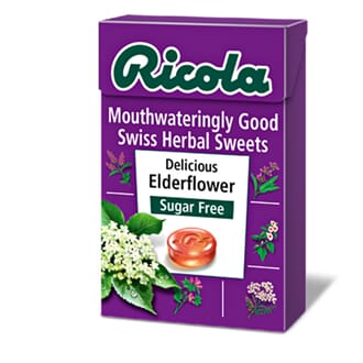 Ricola eldeflower sugar free 45 g