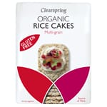 Clearspring organic rice cakes multi-grain 130 gr