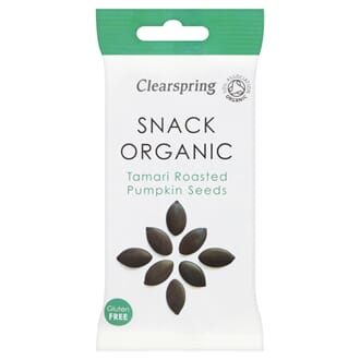 Clearspring snack yaemon tamari roasted pumpkin seed 30 g