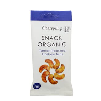 Clearspring snack yaemon tamari roasted cashew nuts 30 g