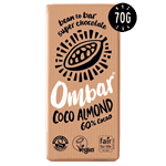 Ombar økologisk sjokolade med mandler 70 g