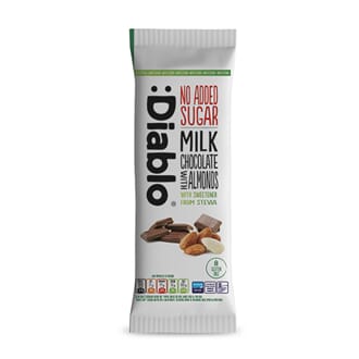 Diablo stevia milk chocolate with almond 75 g