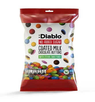 Diablo milk chocolate buttons 40 g