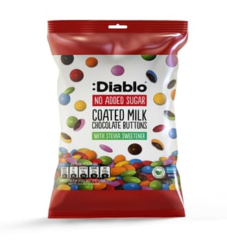 Diablo milk chocolate buttons 40 g