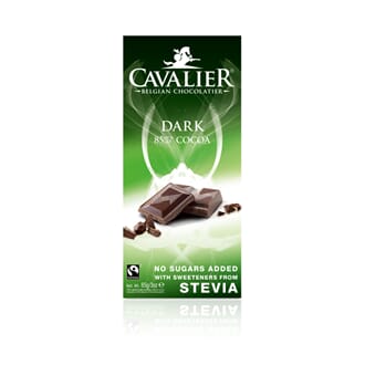 Cavalier stevia dark chocolate 85 gr