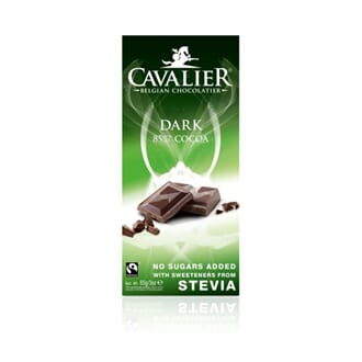 Cavalier stevia dark chocolate 85 gr