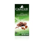 Cavalier stevia milk chocolate hazelnuts 85 gr