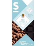 Sweet Switch mørk sjokolade med mandler og havsalt 100 gr
