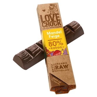 Lovechock almond & fig raw chocolate 40 g