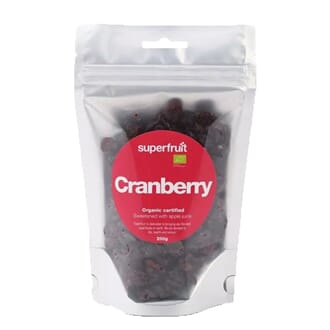 Superfruit økologisk tørkede tranebær 200 g