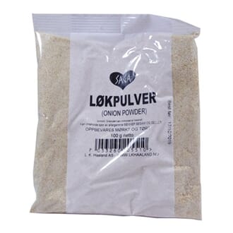 Saga granulert løkpulver pose 75 g