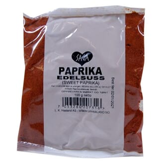 Saga edelsuss paprikapulver pose 70 g