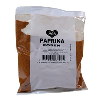 Saga malt rosen paprika pose 50 g