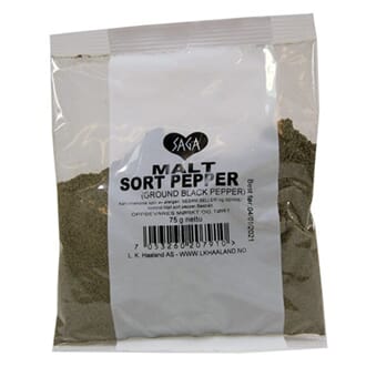 Saga malt sort pepper pose 60 g