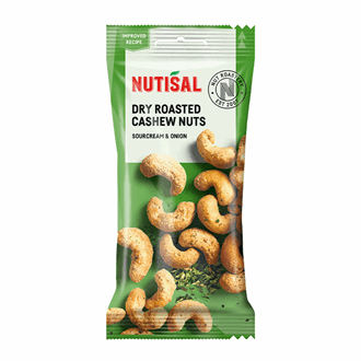 Nutsal cashew sour cream & onion 60 gr