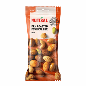 Nutsal nøtter festival mix spicy 60 gr