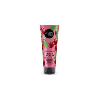 Organic Shop cleansing face scrub cherry & ginger 75 ml