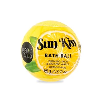 Organic Shop bath ball lemon & vanilla 85 g