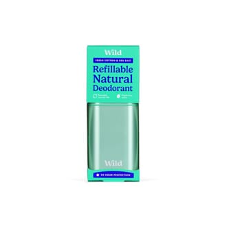 Wild deo starterpakke fresh cotton & sea salt -mintgrønn etu