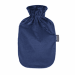 Fashy Varmeflaske Fleece Marineblå 2 liter