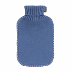 Fashy varmeflaske blå bomull 2 liter