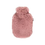 Fashy varmeflaske rosa pels 0.8 L