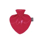 Fashy varmeflaske rød hjerteformet 0,7 L