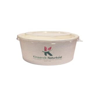 BM Pappskåler m/plastlokk 1300 ml (50 stk)