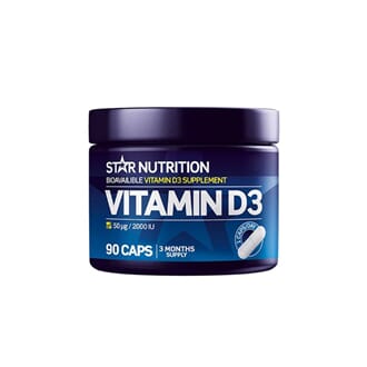 Star Nutrition vitamin D3 90 kapsler